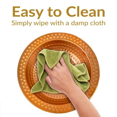 Show full view: Sunnydaze Decor Copper Deck-Mounted Bird Bath & Feeder slide 5 of 9