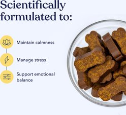 Honest Paws Full Spectrum Hemp Oil Soft Chews Chicken Flavored Calming Supplement for Dogs, 30 count slide 2 of 8