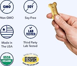 Honest Paws Full-Spectrum Hemp Oil Bites Mobility Blend Tumeric Flavored Joint Chew Supplement for Dogs, 30 count slide 2 of 9