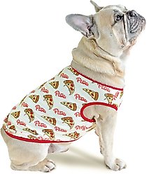 Fabulous Fido Cooling Lightweight Breathable Dog Shirt, Pizza, Medium