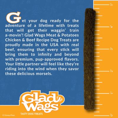 Show full view: Disney Glad Wags Meat & Potatoes Flavor Grain-Free Dog Treats, 12-oz bag slide 6 of 6
