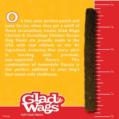 Show full view: Disney Glad Wags Chicken & Dumplings Flavor Grain-Free Dog Treats, 12-oz bag slide 6 of 6