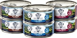 ZIWI Peak Venison, Beef, Lamb Variety Pack Grain-Free Pate Canned Cat Food, 3-oz can, case of 6