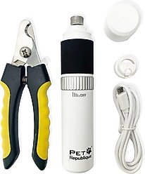 Pet Republique Rechargeable Large Electric Dog & Cat Nail Grinder & Clippers