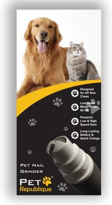 Show full view: Pet Republique Small Nail Clipper & Grinder Rechargeable & Quite 2-Speed Dog Nail Trimmer Kit slide 3 of 8