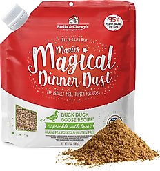 Stella & Chewy's Marie's Magical Dinner Dust Duck Duck, Goose Recipe Freeze-Dried Raw Dog Food Topper, 7-oz bag