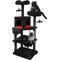Show in main carousel: KAMABOKO Multi-Level Gothic 59-in Cat Tree & Tower with Condo, Black & Red slide 1 of 5