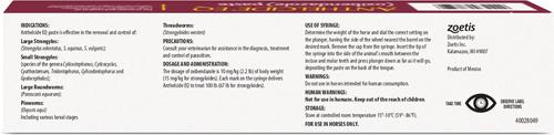 Show full view: Anthelcide EQ Oxibendazole Paste Horse Dewormer, 0.85-oz syringe slide 2 of 9