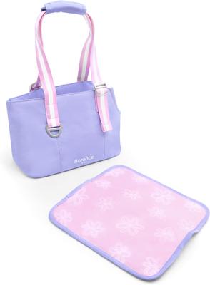 Show full view: florence by mills Florence Dog Tote, Purple, Small slide 2 of 4
