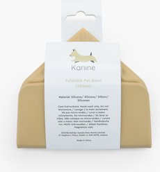 Kanine Collapsible Dog Bowl, 2.5-cup, Camel slide 1 of 8