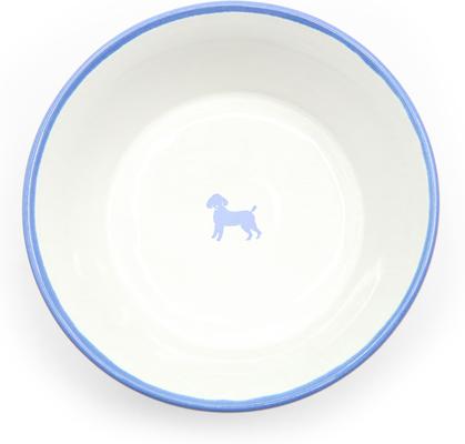 Show full view: florence by mills Dog Bowl with Mat, Blue, Small slide 2 of 3