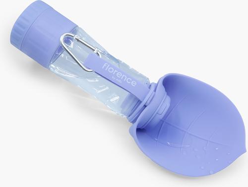 Show full view: florence by mills Portable Dog Water Bottle with Feeder, Purple slide 3 of 10