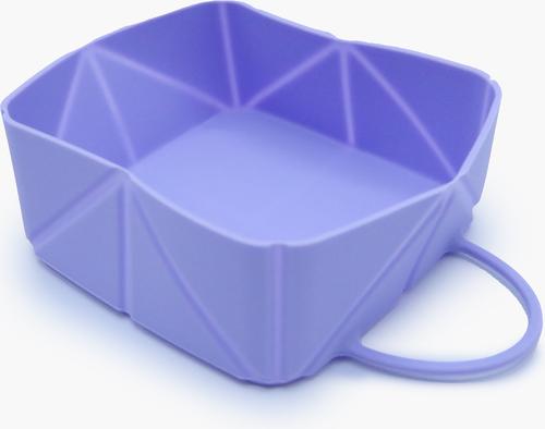 Show full view: florence by mills Collapsible Dog Bowl, 2.5-cup, Purple slide 7 of 9