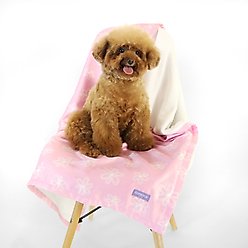 florence by mills Dog Throw Blanket, 47-in, Pink slide 2 of 5