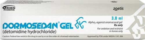 Dormosedan Gel for Horses, 3 mL Syringe