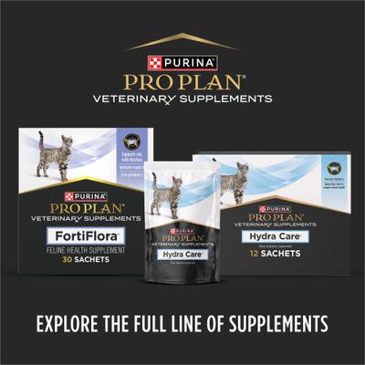 Show full view: Purina Pro Plan Veterinary Diets FortiFlora Powder Probiotic Digestive Supplement for Cats, 180 count slide 6 of 13