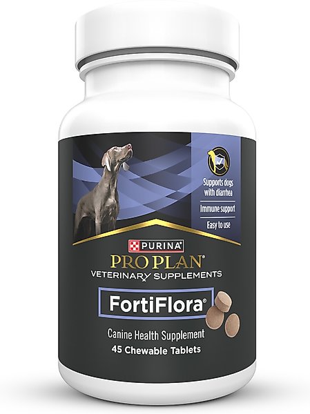 Purina Pro Plan Veterinary Diets FortiFlora Chewable Tablets Digestive Supplement for Dogs