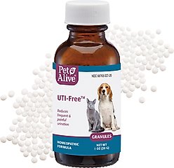 PetAlive UTI-Free Homeopathic Medicine for Urinary Tract Infections UTI for Dogs & Cats, 1-oz jar slide 1 of 9
