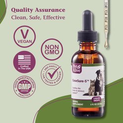 PetAlive EaseSure-S Brain & Nervous System Support Dog & Cat Supplement, 2-fl oz bottle slide 2 of 9