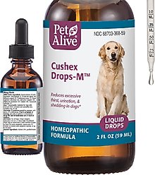 PetAlive Cushex Drops-M Homeopathic Medicine for Cushing's Disease for Cats & Dogs, 2-fl oz bottle