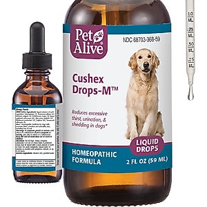 PetAlive Cushex Drops-M Homeopathic Medicine for Cushing's Disease for Cats & Dogs, 2-fl oz bottle