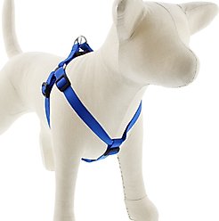 LupinePet Basic Solid Step In Dog Harness, Blue, Medium/Large: 20 to 30-in chest