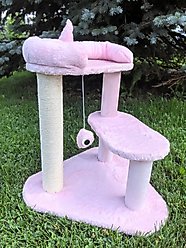 One for Pets Pink Monster Cat Scratching Post