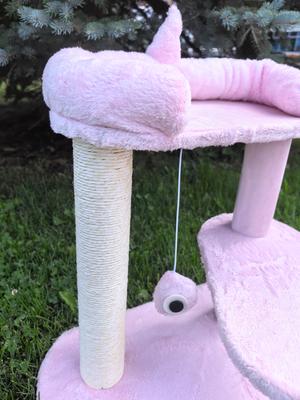 Show full view: One for Pets Pink Monster Cat Scratching Post slide 4 of 8