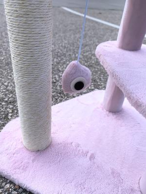 Show full view: One for Pets Pink Monster Cat Scratching Post slide 5 of 8