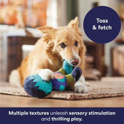 Show full view: Frisco Halloween Zombie with Pumpkin TPR & Plush Squeaky Dog Toy, Medium/Large slide 5 of 9