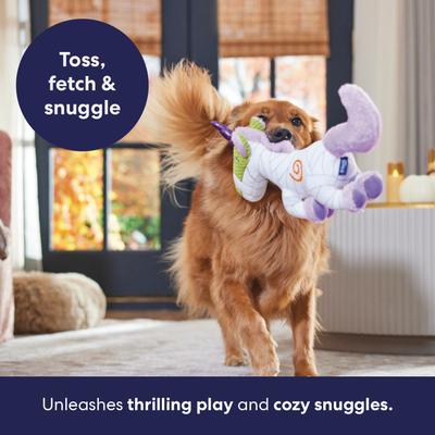 Show full view: Frisco Halloween Mummy Unicorn Plush Squeaky Dog Toy, Medium/Large slide 5 of 9
