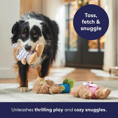 Show full view: Frisco Halloween Trick-or-Treat Monsters Plush Squeaky Dog Toy, Medium/Large, 3 count slide 4 of 8