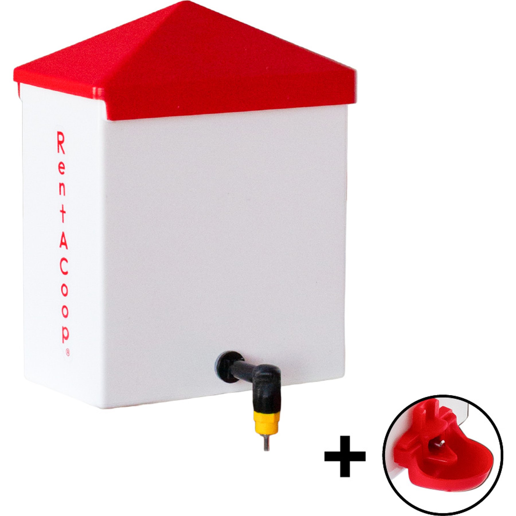 RentACoop Versatile Chicken Waterer, 64-oz