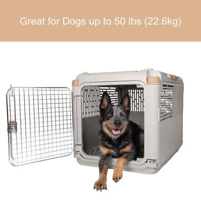 Show full view: SportPet Designs Collapsible Dog Kennel, Tan, 30-in slide 4 of 10