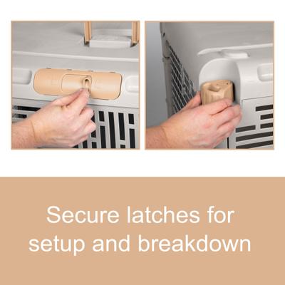 Show full view: SportPet Designs Collapsible Dog Kennel, Tan, 30-in slide 3 of 10