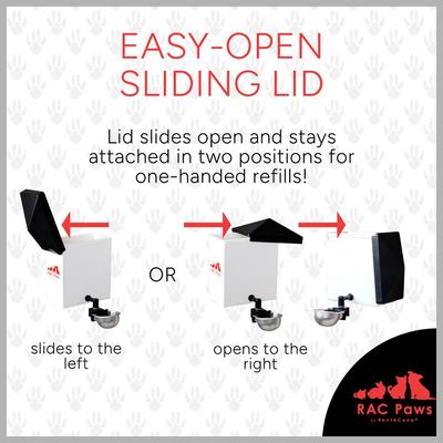 Show full view: RAC Paws by RentACoop Small Pet Metal Cup Drinker, 64oz slide 5 of 8