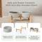 Show in main carousel: SpunkyJunky Ceramic & Bamboo Non-Slip Elevated Dog Bowls, 2 count, Grey, 1.7 cup slide 6 of 8