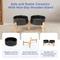 Show in main carousel: SpunkyJunky Ceramic & Bamboo Non-Slip Elevated Dog Bowls, 2 count, Black, 1.7 cup slide 5 of 7