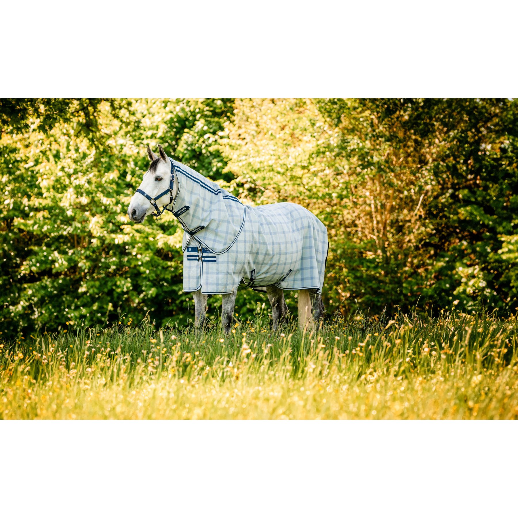 Horseware Newmarket Plus 0g Horse Fly Sheet, Witney Navy, 69-in