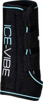 Show full view: Horseware Ireland Ice-Vibe Horse Leg Wraps, Black/Aqua, Full slide 2 of 7
