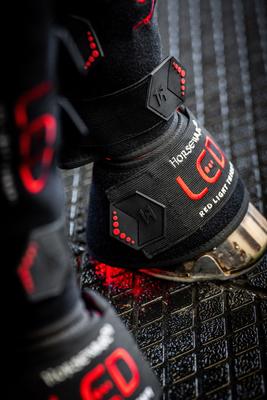 Show full view: Horseware Ireland LED Red Light Therapy Horse Mini Wrap, Black, 1 count slide 4 of 4