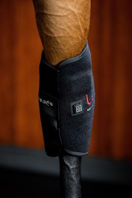 Show full view: Horseware Ireland LED Red Light Therapy Horse Right Hock Boot, Black, Full slide 3 of 5