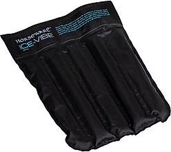 Horseware Ireland Ice-Vibe Horse Knee Cold Packs, Black/Aqua