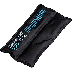 Horseware Ireland Ice-Vibe Horse Hock Cold Packs, Black/Aqua