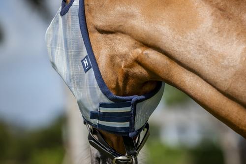 Show full view: Horseware Ireland Newmarket No Ears Horse Fly Mask, Witney Navy, Horse slide 2 of 3