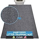 Drymate Jumbo Ridged Cat Litter Trapping Mat, Grey, 36-in x 47-in