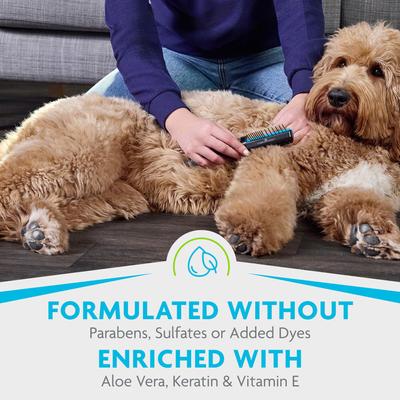 Show full view: FURminator Detangling Leave-In Dog Conditioner Spray, Lightly Scented, Black/Green, 8.5-fl oz bottle slide 8 of 10