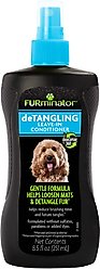 FURminator Detangling Leave-In Dog Conditioner Spray, Lightly Scented, Black/Green, 8.5-fl oz bottle