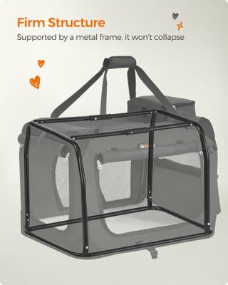 Show full view: FEANDREA Collapsible Soft Dog Crate, Black, 32 inch slide 6 of 7