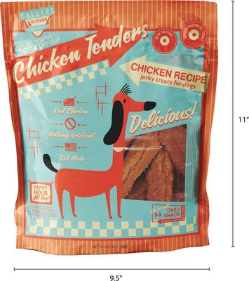 Show full view: Callie's Kitchen Chicken Recipe Chicken Tenders Jerky Dog Treats, 1-lb bag slide 7 of 7